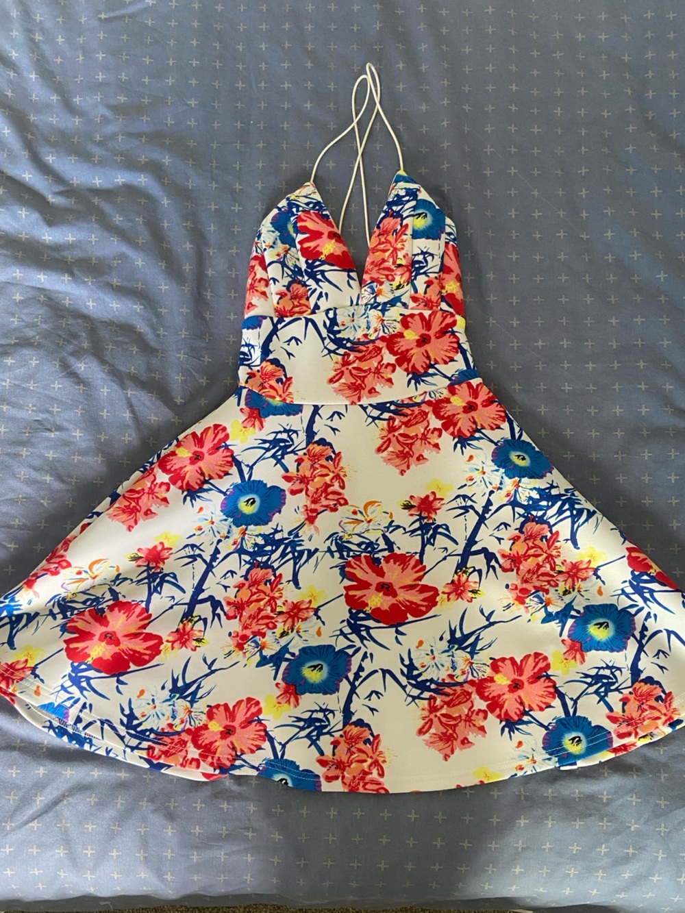 White Floral Dress